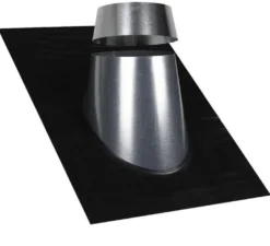 Inddækning Ø125 31-45°, sort/blank