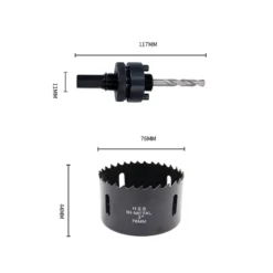 Inno88 kopbor, Ø76mm, med centerbor