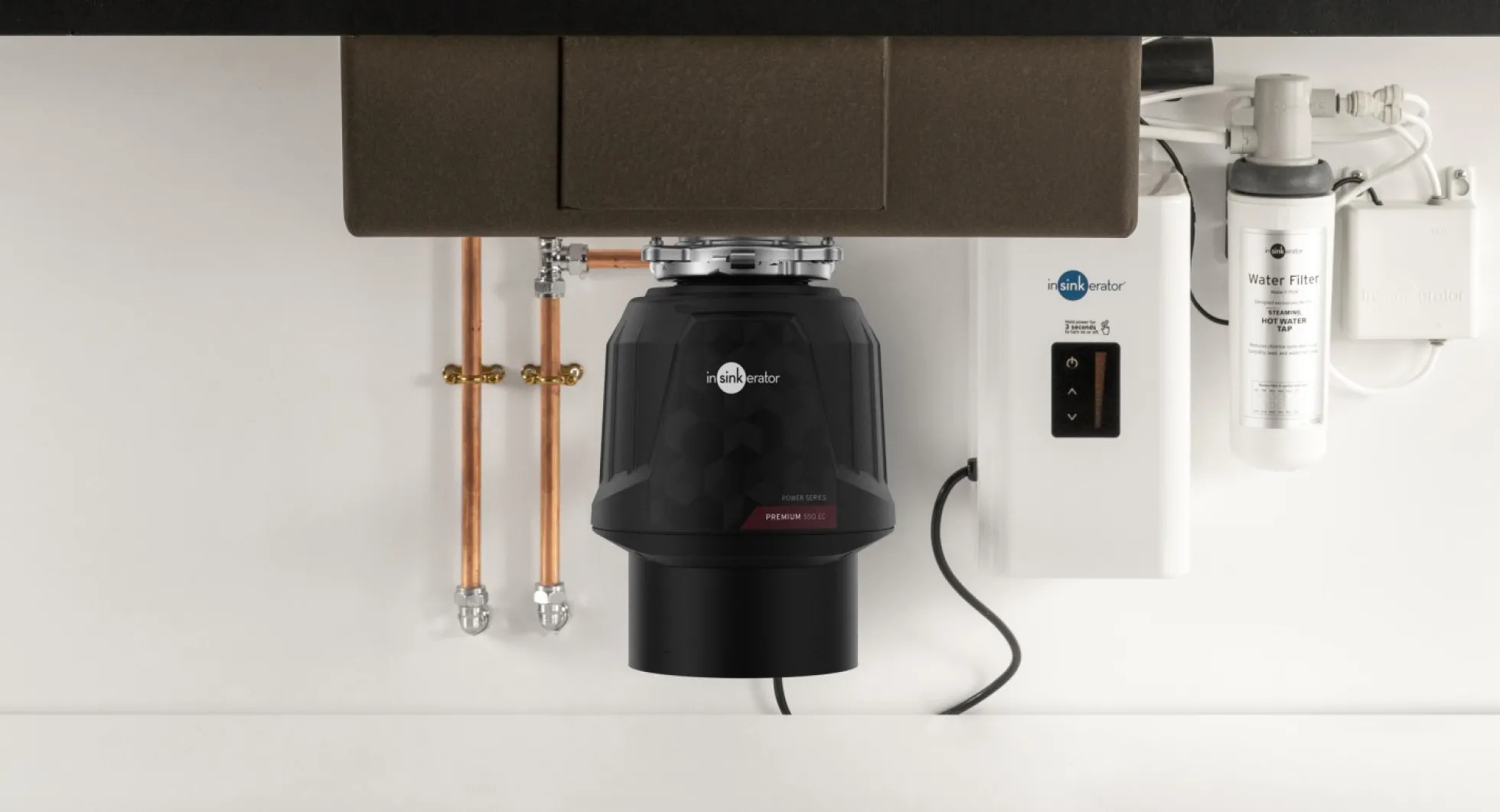 InSinkErator Køkkenkværn Premium 550EC, elektronisk affaldssystem