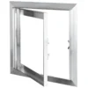 Inspektionslem IMP til gipsplade, 300x300 mm, aluminium