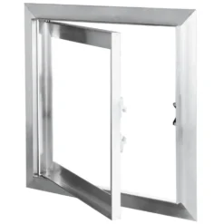 Inspektionslem IMP til gipsplade, 300x300 mm, aluminium