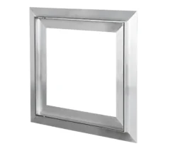 Inspektionslem IMP til gipsplade, 400x400 mm, aluminium