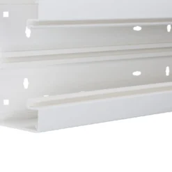 Installationskanalbund BR65130, plast, 68x130mm, RAL 9016 - 2 meter