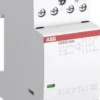Installationskontaktor 4-polet 4NO, AC-1 25A ved 55 grader, 400V AC, styrespænding 24V AC/DC