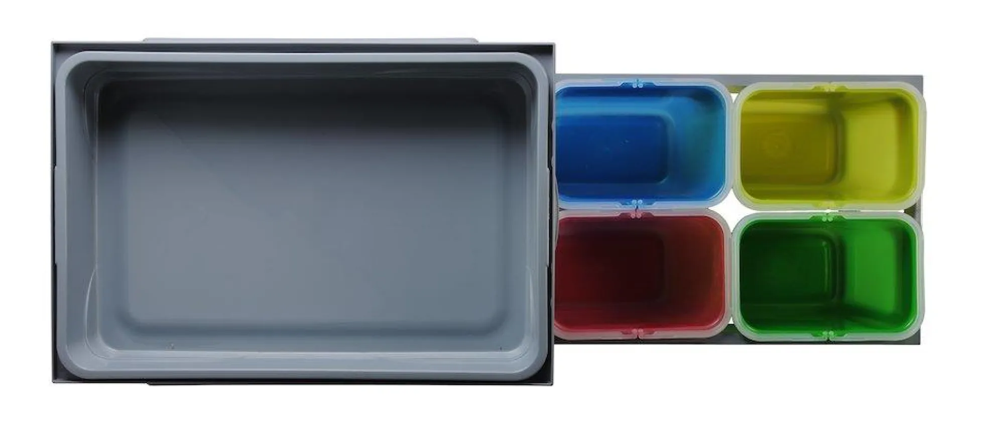 Intra affaldssystem Tank40-4, grå, 4 x 8 liter