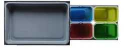 Intra affaldssystem Tank40-4, grå, 4 x 8 liter