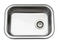 Intra Juvel køkkenvask, 400 x 340 mm, med strainer, til nedfældning, mat K400