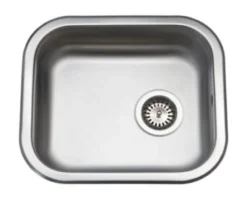 Intra Juvel køkkenvask, 400 x 340 mm, med strainer, til nedfældning, mat K400