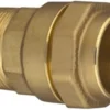 Isiflo 20 mm x 1/2" overgang med nippel, messing, PN16