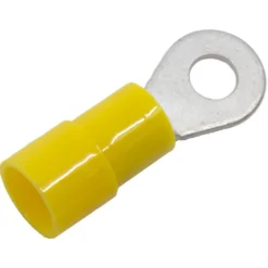 Isoleret ABIKO ringkabelsko KA4643R-PB-UL, 4-6mm², M4, gul - 50 stk