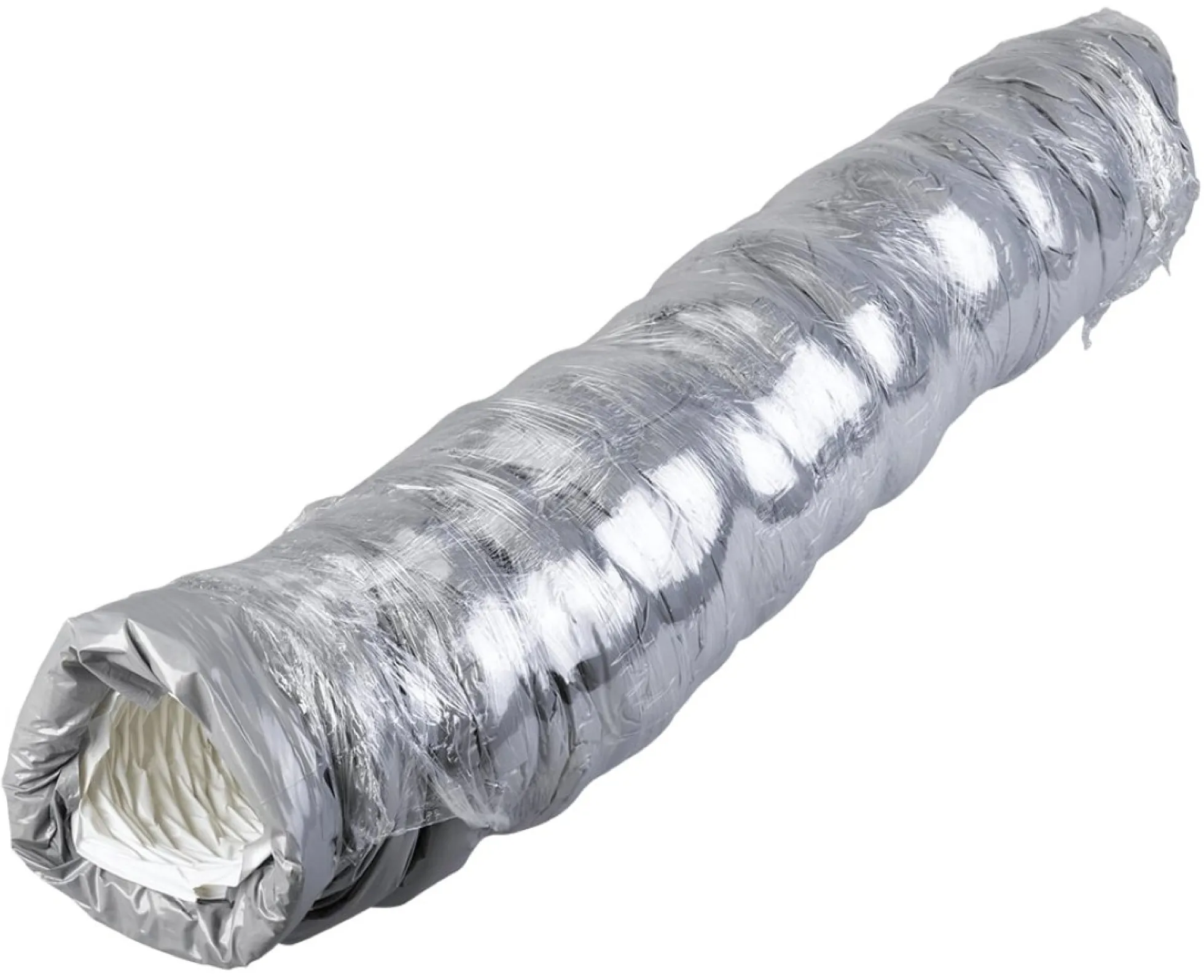 Isoleret flexslange PE, Ø162 mm x 4 meter, grå