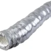Isoleret flexslange PE, Ø102 x 4 meter, hvid