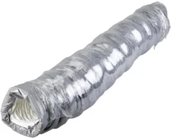 Isoleret flexslange PE, Ø102 x 4 meter, hvid
