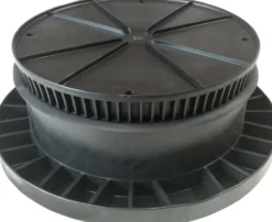 Isoleret låg til målerbrønd, Ø400 mm plast målerbrønd (500 mm udv. diameter) - Danwell 'Danlåg'