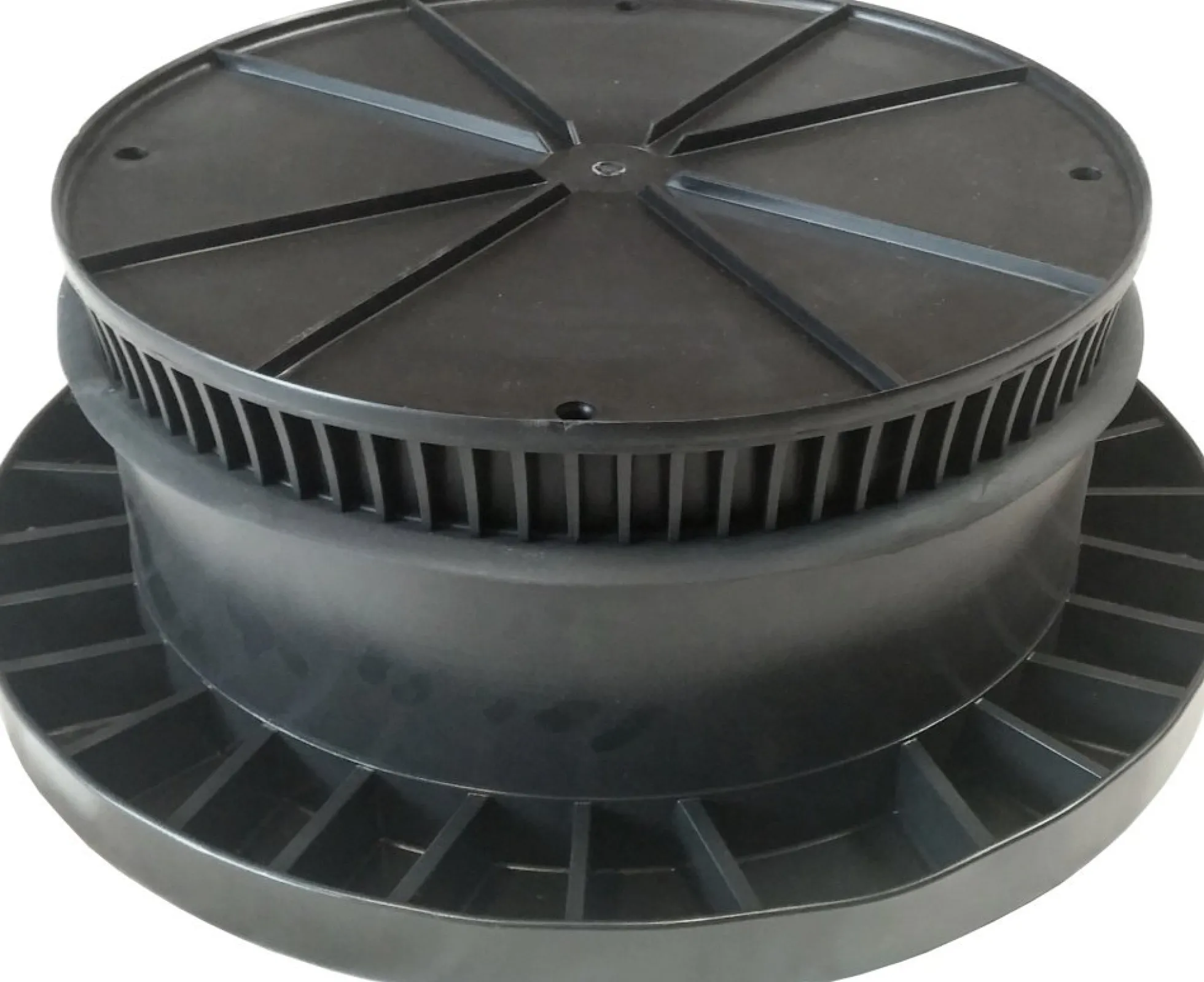 Isoleret låg til målerbrønd, Ø400 mm plast målerbrønd (500 mm udv. diameter) - Danwell 'Danlåg'