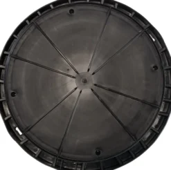 Isoleret låg til målerbrønd, Ø400 mm plast målerbrønd (500 mm udv. diameter) - Danwell 'Danlåg'