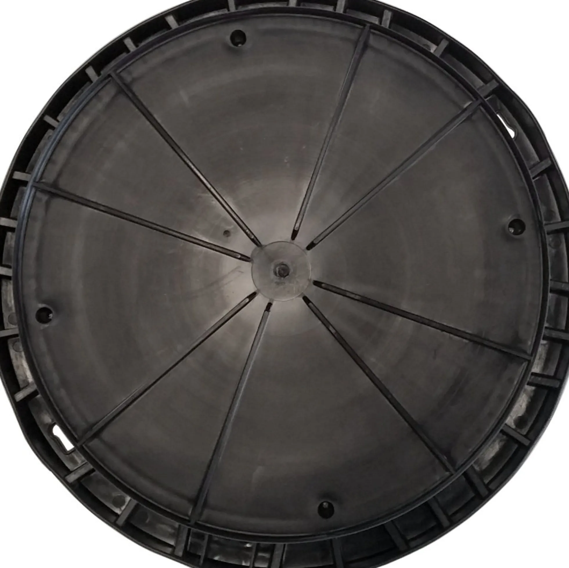 Isoleret låg til målerbrønd, Ø400 mm plast målerbrønd (500 mm udv. diameter) - Danwell 'Danlåg'
