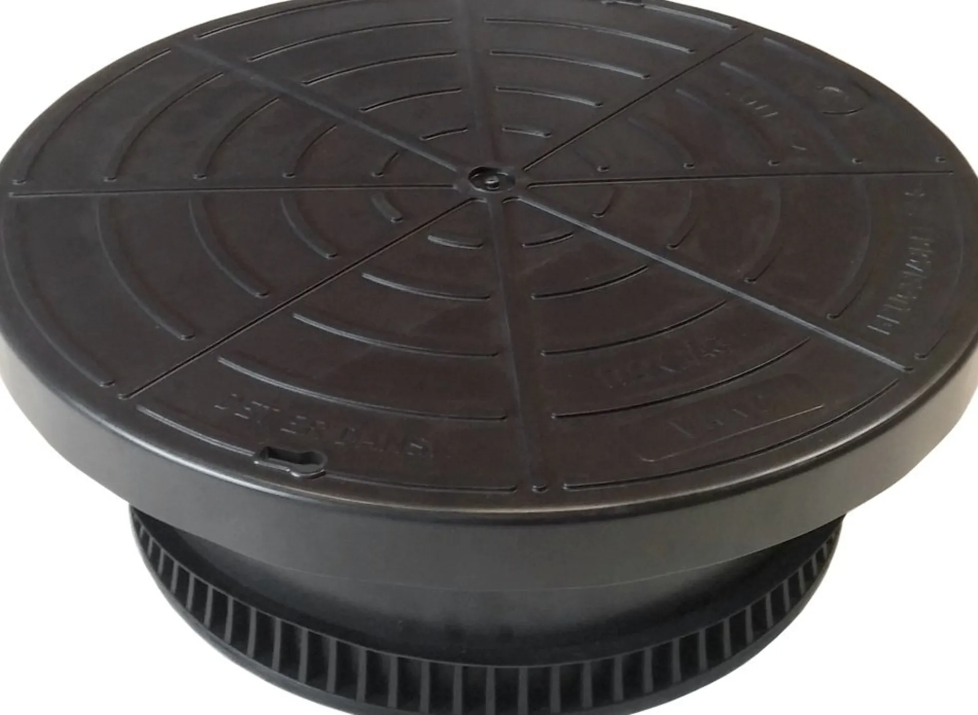 Isoleret låg til målerbrønd, Ø400 mm plast målerbrønd (500 mm udv. diameter) - Danwell 'Danlåg'