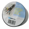 Isoleringstape, PVC, sort, 50 mm x 20 meter