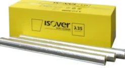 ISOVER Alu 2 (TapeLock rørskål), 1,2mtr. M/alu-folie, max. 500°C. Med tape