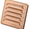 Jalousirist med insektnet 150 x 150 mm, kobber, type 152.1