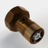 JCH målerforskruning 2286, rødgods, 1 1/4" X 1", 60 mm, m kontraventil