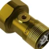 JCH 2296 vandmålerforskruning, 1/2" x 3/4" x 40 mm, inkl. kontrollerbar kontraventil
