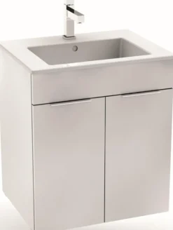 Jika Cube møbelpakke, 2 låger, Soft Close, 55 x 43 cm, hvid