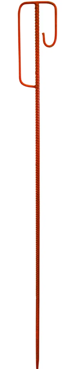 Jordspyd, 120 cm, 8 mm tænderstål, til fremføring af kabler