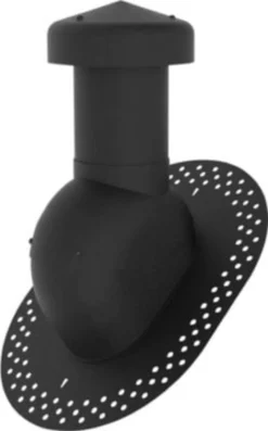 Jual Ventilationshætte, Ø160 mm, 10-48°, til tagpap med kondensindsats