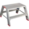 JUMBO trappestige, ekstra bred platform 35x65 cm, 2 trin/0,45 m