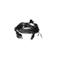 Kabel med afbryder - Arbejdslampe, Til 2 lamper, 2x15A, DT06-2S stik