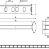 Kabelstige KHZP, 150 mm, FZV, 6 meter - 6 meter