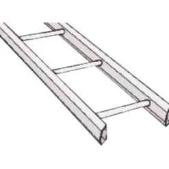 Kabelstige KHZP, 300 mm, varmgalvaniseret, 6 meter - 6 meter