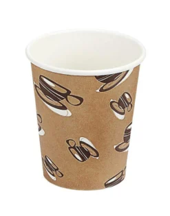 Kaffebæger 25 cl, Hot Cup Single Wall, pap, 50 stk