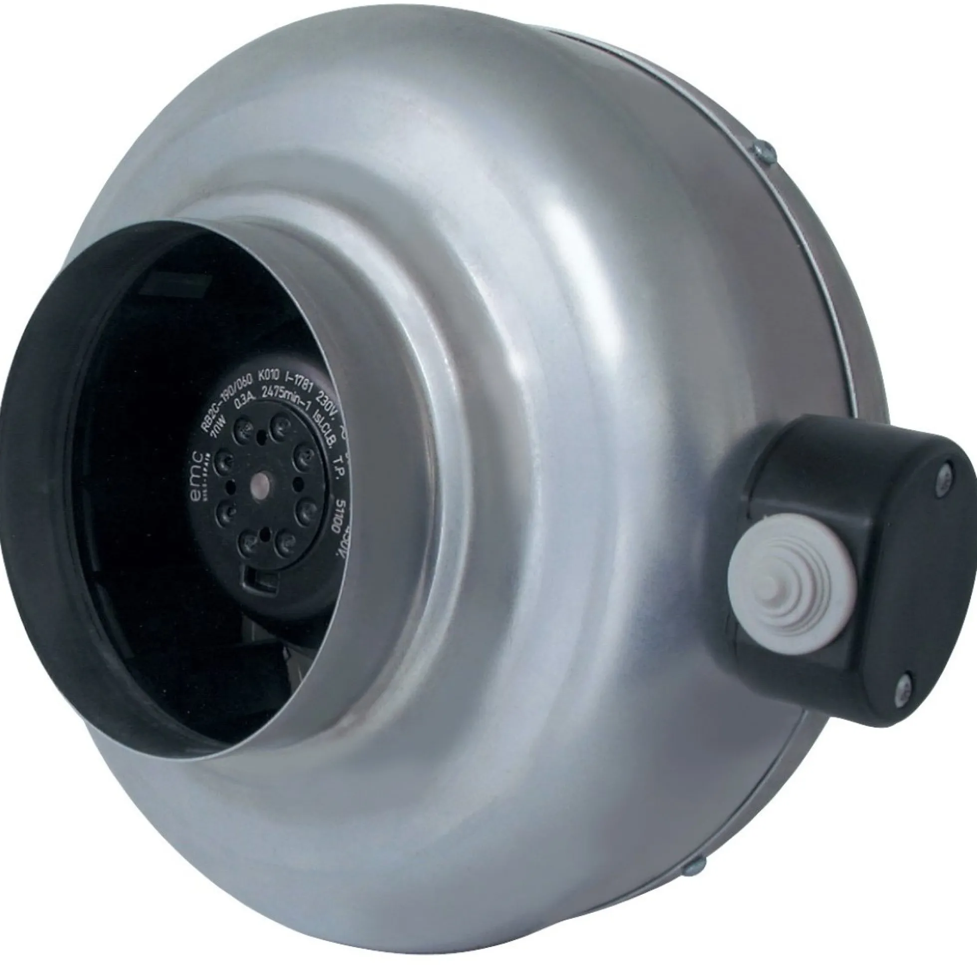 Kanalventilator Rørvent 250 NK, 230V, IP44