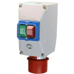 Kapsling MS25, 5P 16A 380V CEE indtag, IP54