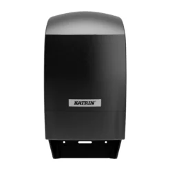 Katrin dispenser 77519 til 2 ruller toiletpapir, plast, sort