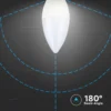 Kertepære E14 LED, 2,9W, 6500K, 250lm, RA80 - V-TAC