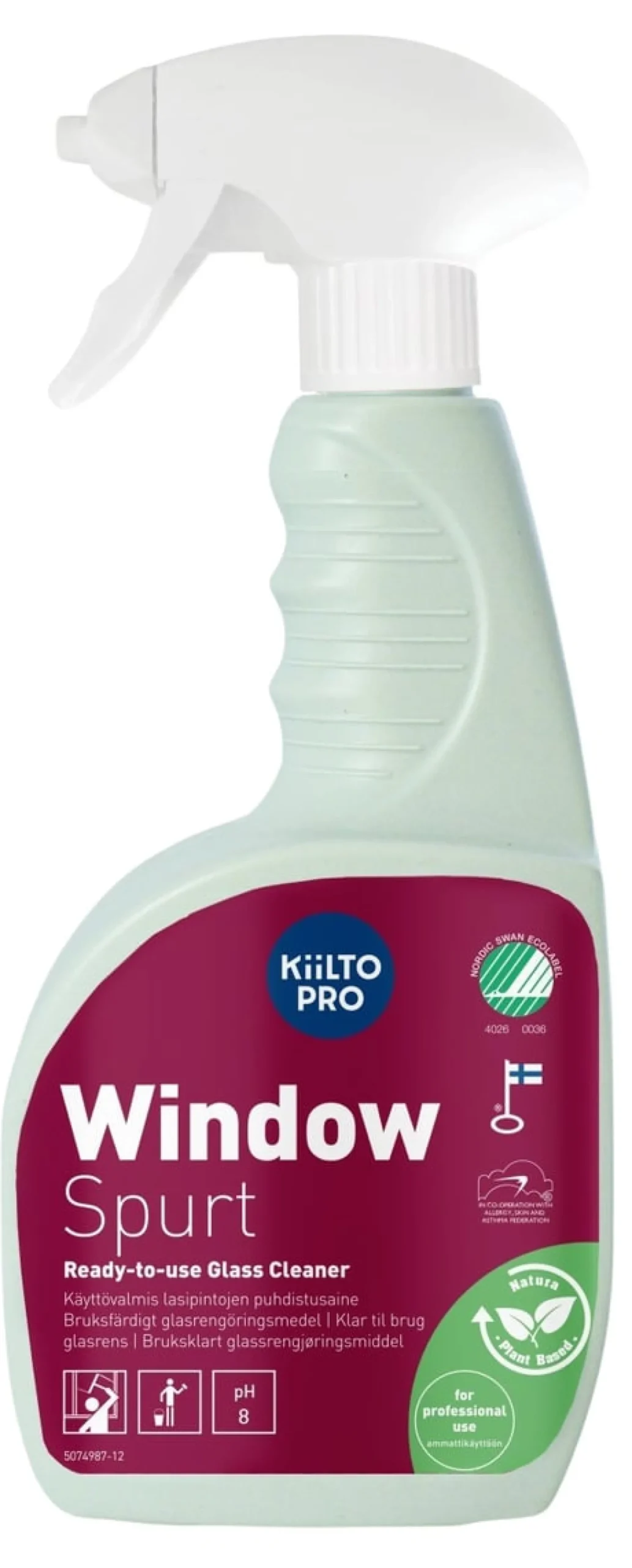 Kiilto Pro Window Spurt glasrens, 750ml