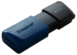 Kingston DataTraveler Exodia M, 64 GB, USB 3.2 Gen 1, sort