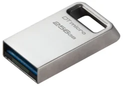 Kingston DataTraveler micro USB Memory, DTMC3G2/256GB, 256GB, USB-A, 200 MB/s, sølv