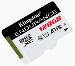 Kingston microSDXC Endurance kort, 128GB, 95R/45W, C10, A1, UHS-I, sort