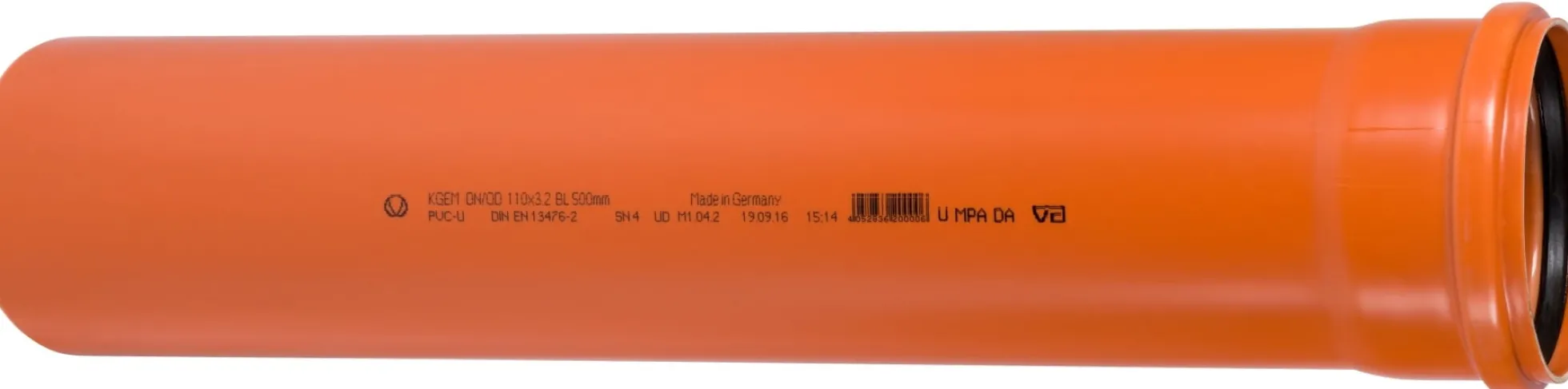 Kloakrør Ø110 mm, PVC, SN4