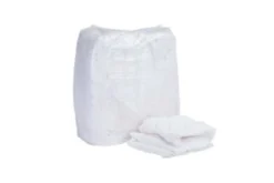 Klude hvide, 10 kg, sweatshirts & poloshirts, bløde, absorberende, metaldetekterede