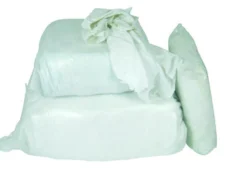 Klud, hvid renvasket, 25 kg - 25 kg