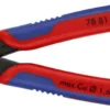 Knipex elektronik bidetang Super Knips, bruneret m/lille facet, 125 mm