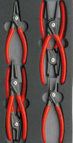 Knipex låseringstangsæt, 6 stk, 12-60 mm