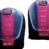 Knæskåner med air-gel, sort/pink - Plano