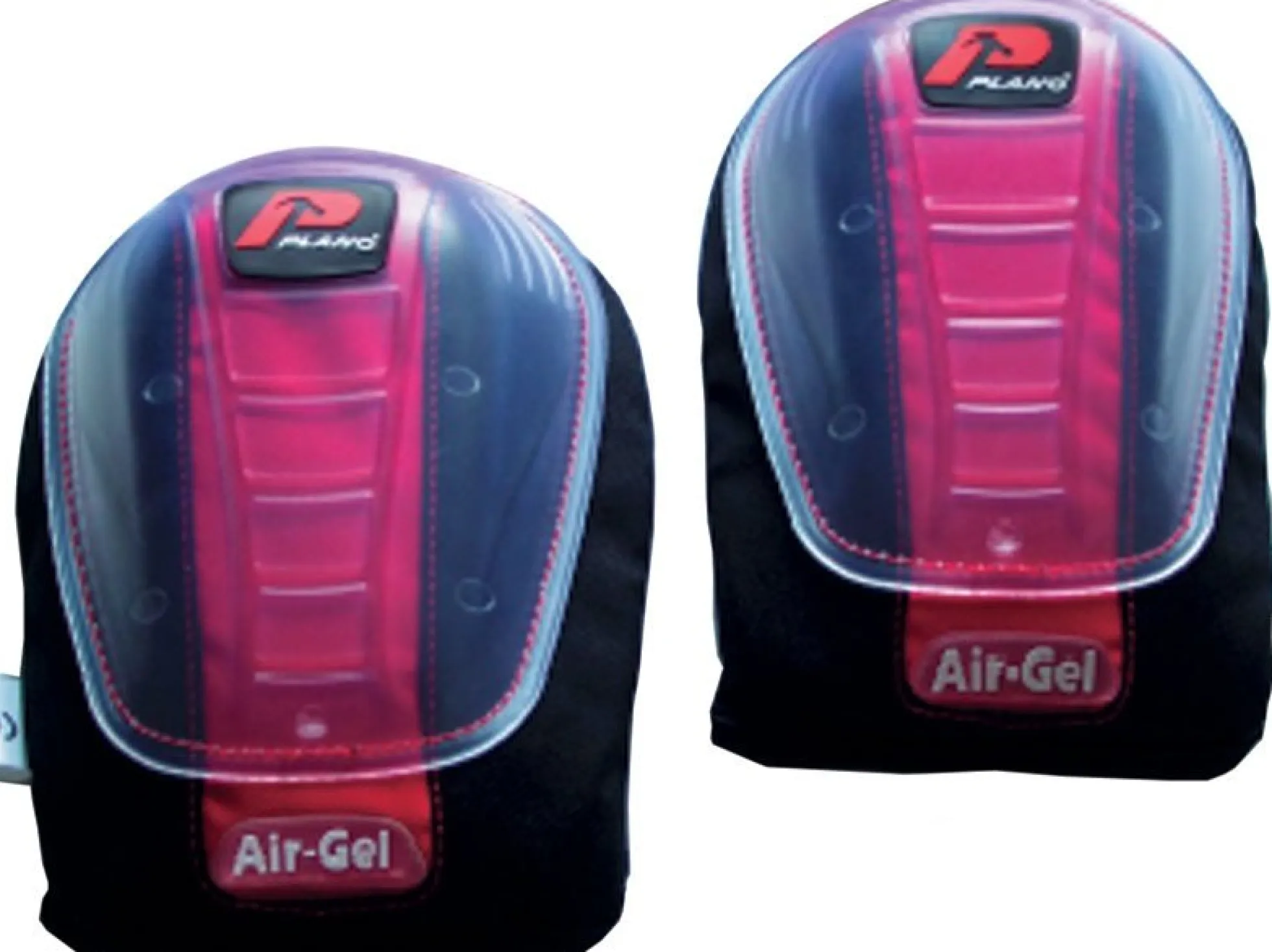 Knæskåner med air-gel, sort/pink - Plano
